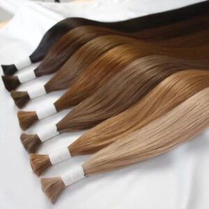 Premium 100% human hair bundles prepared by Bharat Hair India
