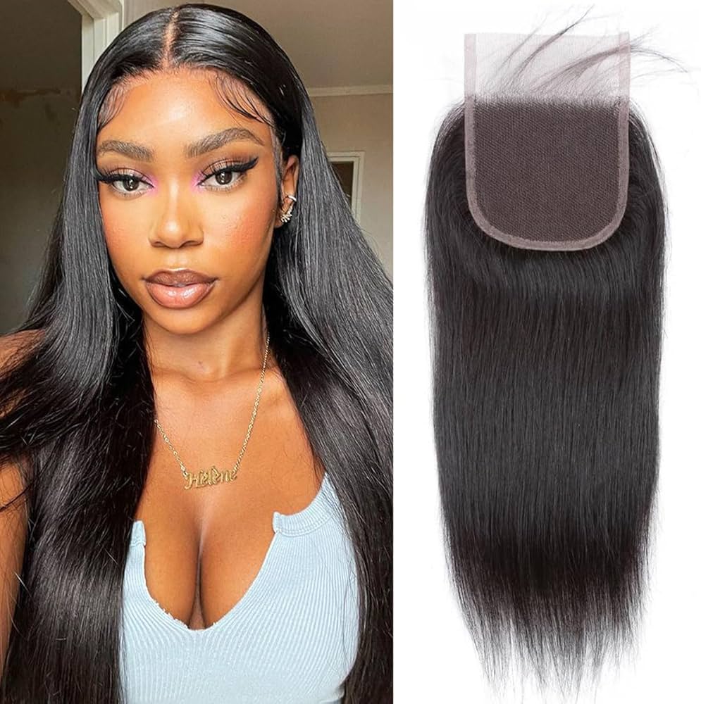 lace closure extension made from human hair